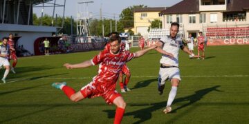 Câte două goluri pe repriză. CS Tunari a surclasat Urban Titu