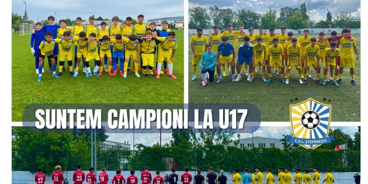 Viitorul sună bine. CSL Ștefănești a luat titlul la U17