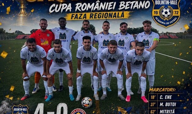 Doar până la finală. Viitorul Corbeanca a încheiat aventura în Cupa României