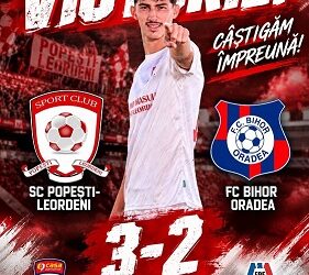 SC Popești Leordeni animă lupta pentru play-off. Lângă podium după șase etape!